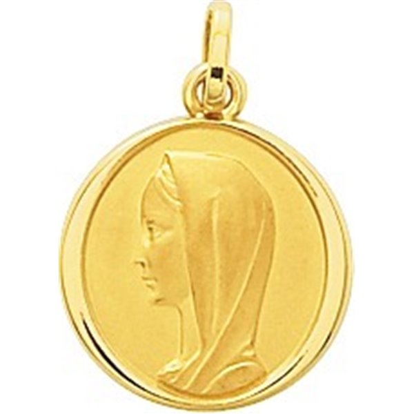 Médaille vierge Or Jaune 375