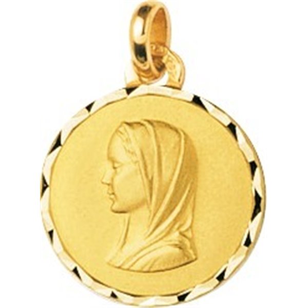 Médaille vierge Or Jaune 375