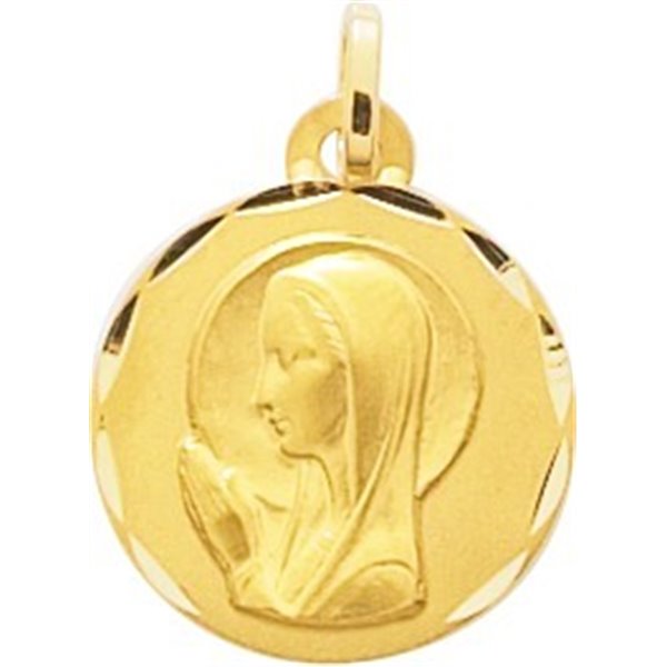 Médaille vierge Or Jaune 375