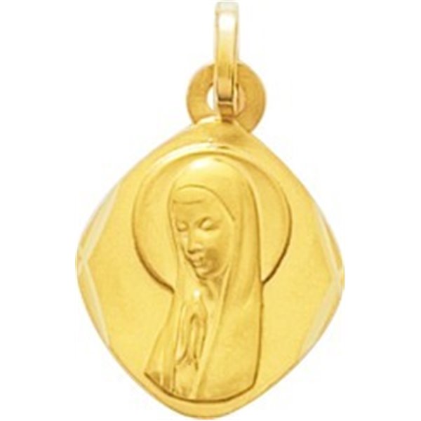 Médaille vierge Or Jaune 375