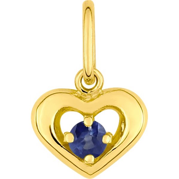 Pendentif saphir Or Jaune 375