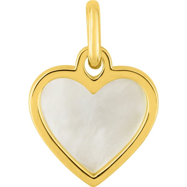 Pendentif nacre Or Jaune 375