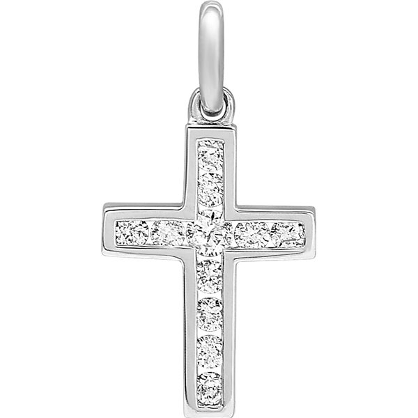 Pendentif diamant 0.20ct Or Blanc 750