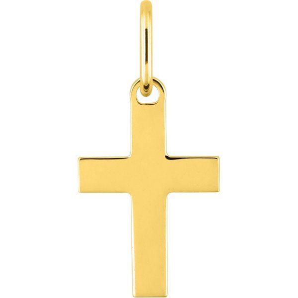 Pendentif croix Or Jaune 750