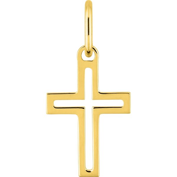 Pendentif croix Or Jaune 750