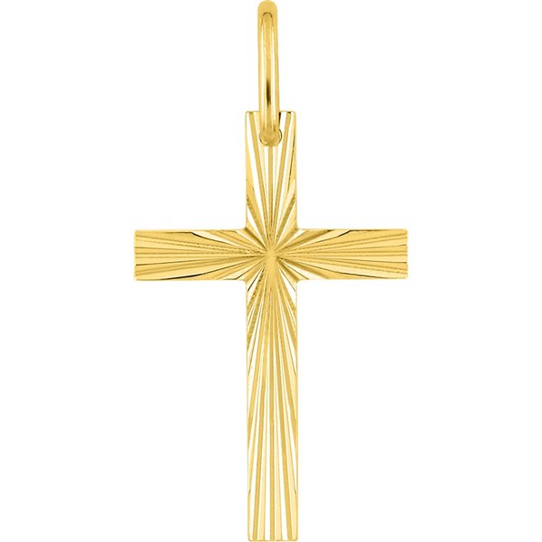 Pendentif croix Or Jaune 750