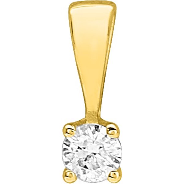 Pendentif diamant 0.04ct Or Jaune 750