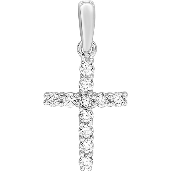 Pendentif diamant 0.20ct Or Blanc 750