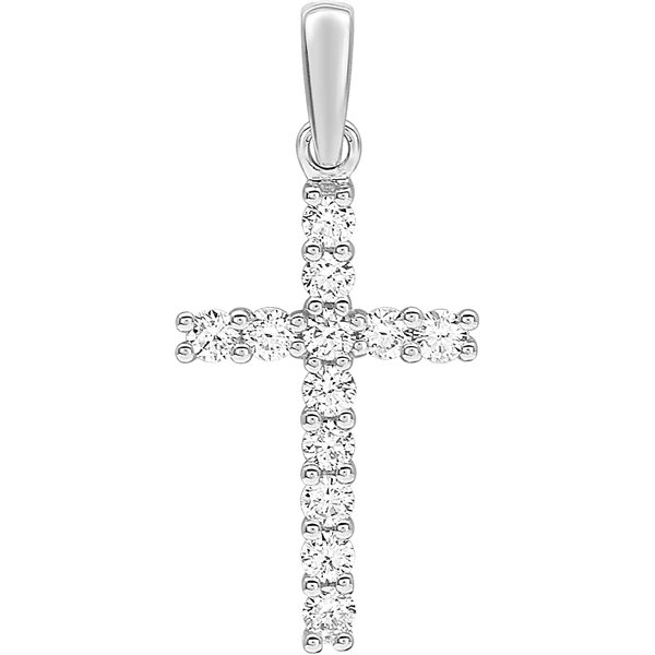 Pendentif diamant 0.30ct Or Blanc 750