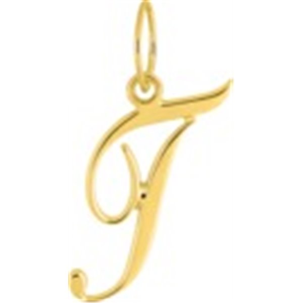 Pendentif lettre T Or Jaune 750