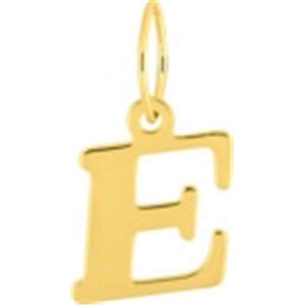 Pendentif lettre E Or Jaune 750