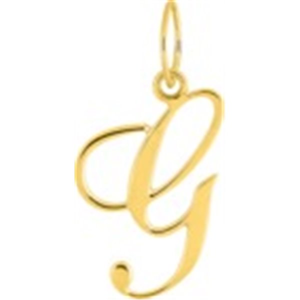 Pendentif lettre G Or Jaune 750