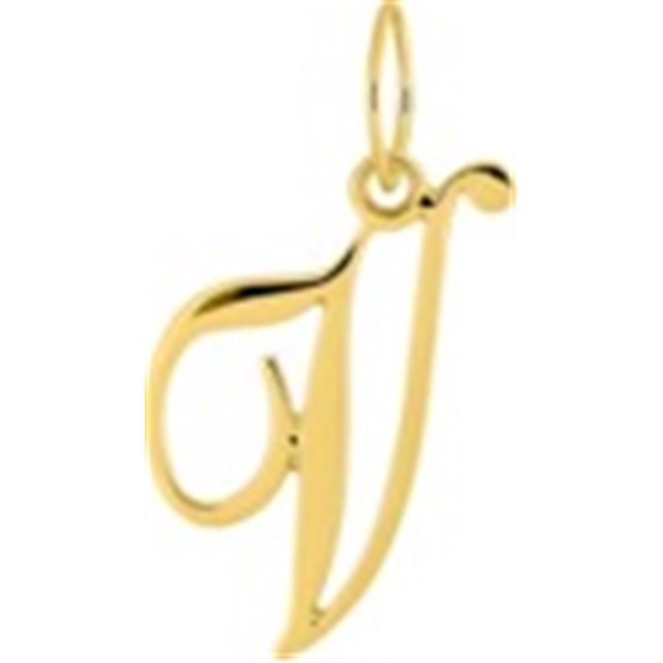 Pendentif lettre V Or Jaune 750