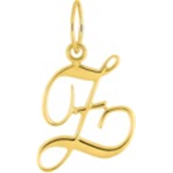 Pendentif lettre Z Or Jaune 750