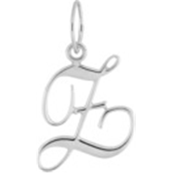 Pendentif lettre Z Or Blanc 750