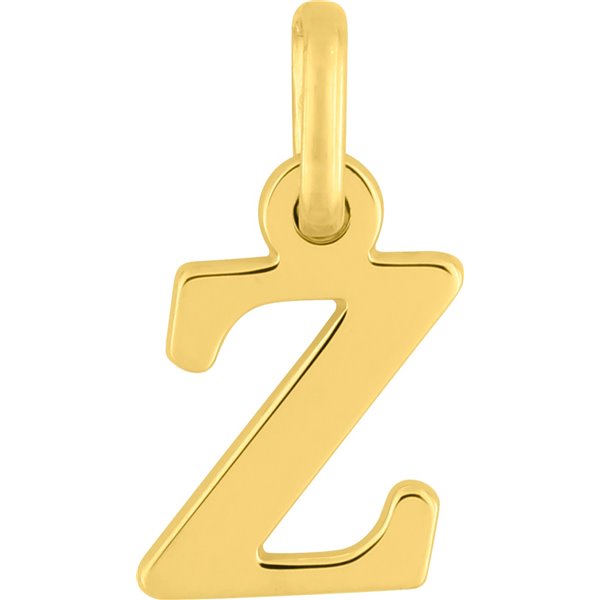 Pendentif lettre Z Or Jaune 750