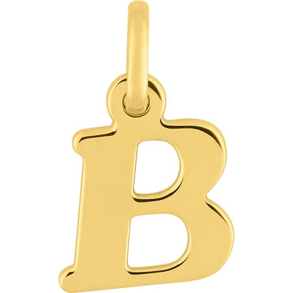 Pendentif lettre B Or Jaune 750