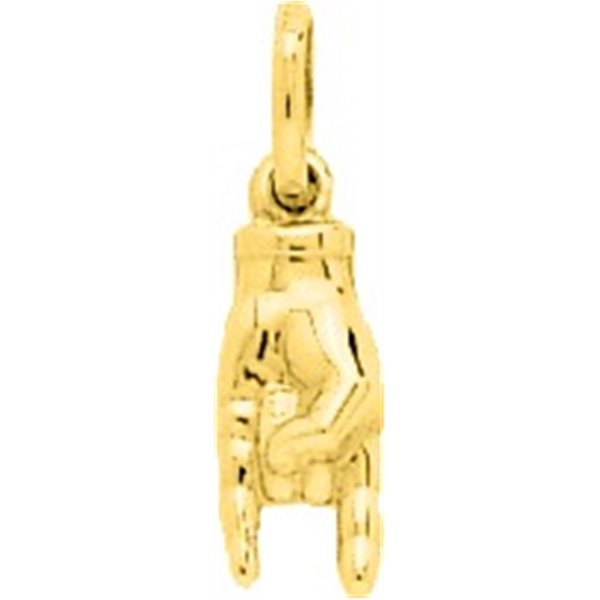 Pendentif main italienne Or Jaune 750