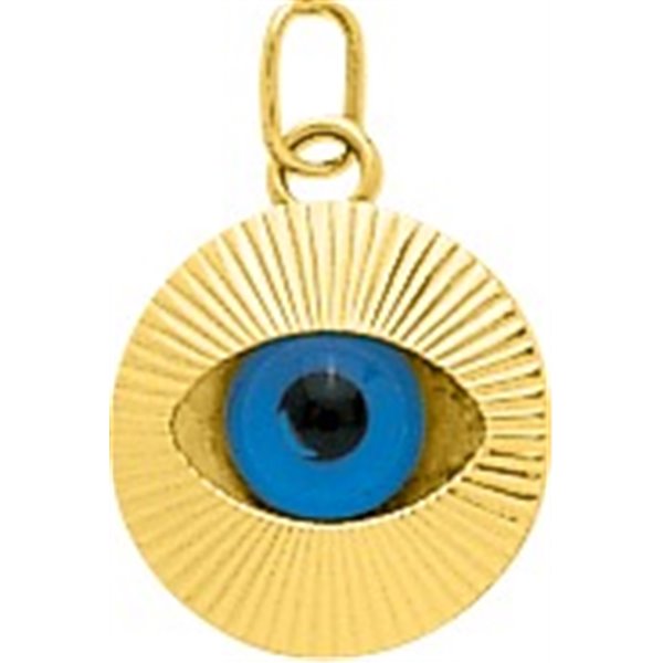 Pendentif motif oeil PM Or Jaune 750