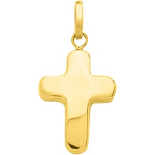 Pendentif croix creuse Or Jaune 750