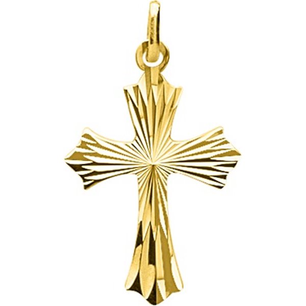 Pendentif croix Or Jaune 750