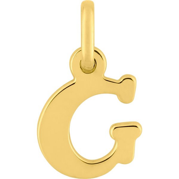 Pendentif lettre G Or Jaune 750