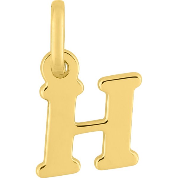 Pendentif lettre H Or Jaune 750