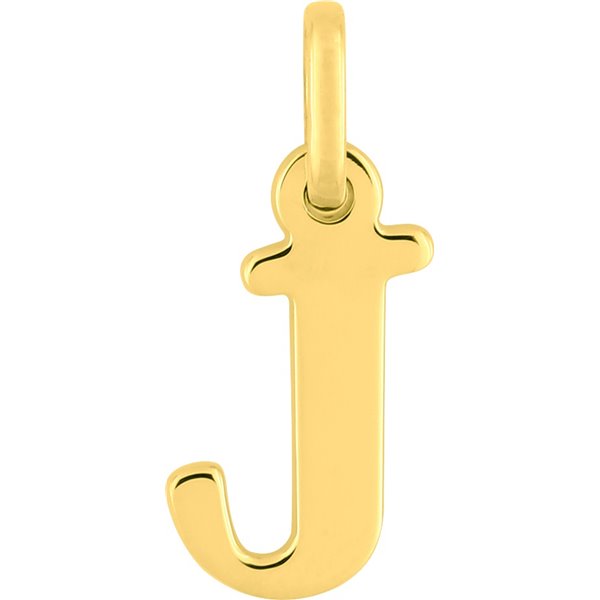 Pendentif lettre J Or Jaune 750