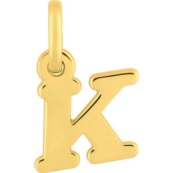 Pendentif lettre K Or Jaune 750