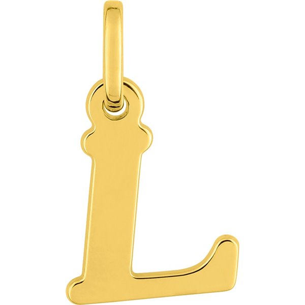 Pendentif lettre L Or Jaune 750