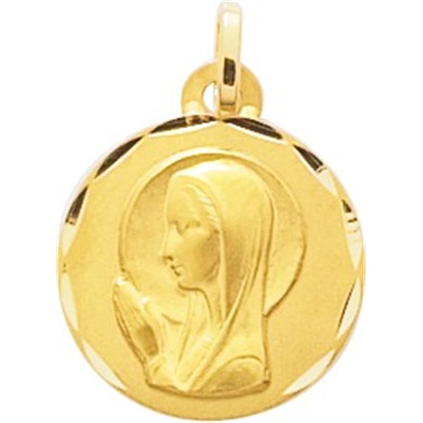 Médaille vierge Or Jaune 750