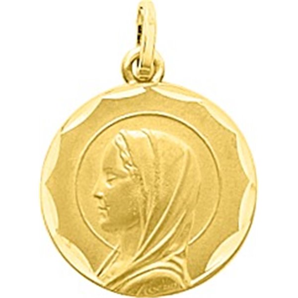 Médaille vierge Or Jaune 750