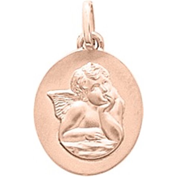 Médaille ange Or Rose 750