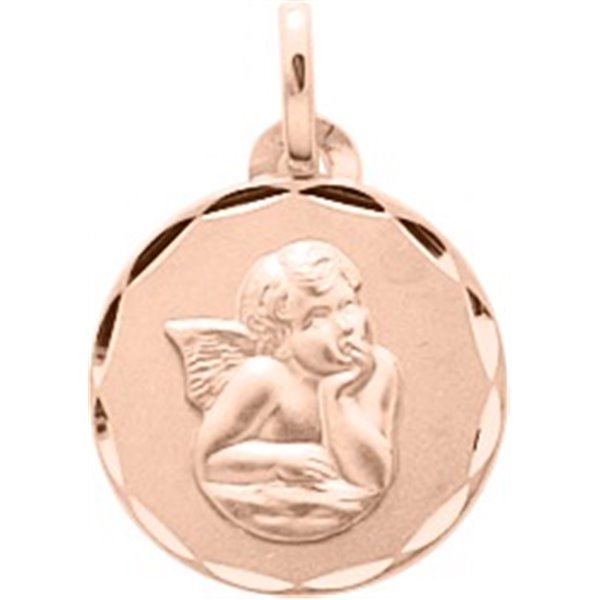 Médaille ange Or Rose 750
