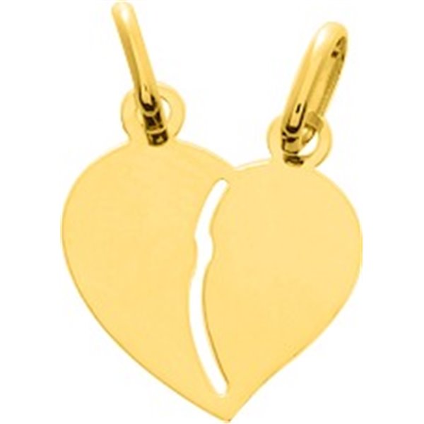 Pendentif coeur secable