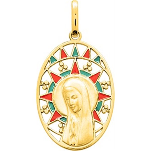 Médaille vierge Or Jaune 750