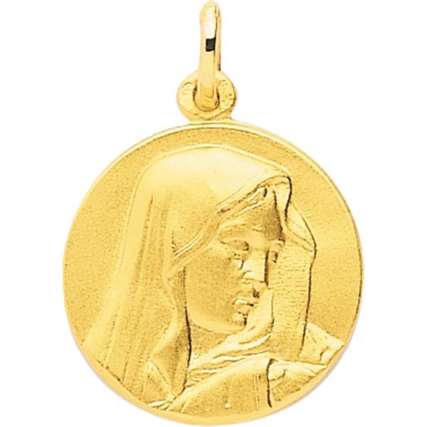 Médaille vierge Or Jaune 750