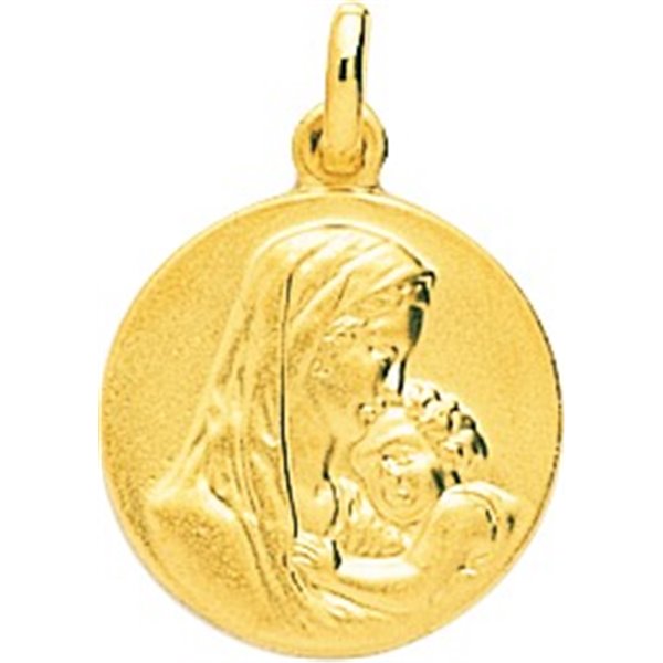 Médaille vierge Or Jaune 750