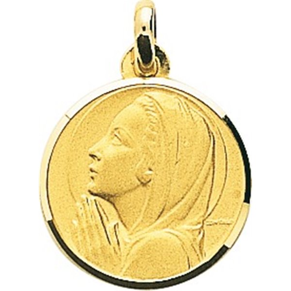 Médaille vierge Or Jaune 750